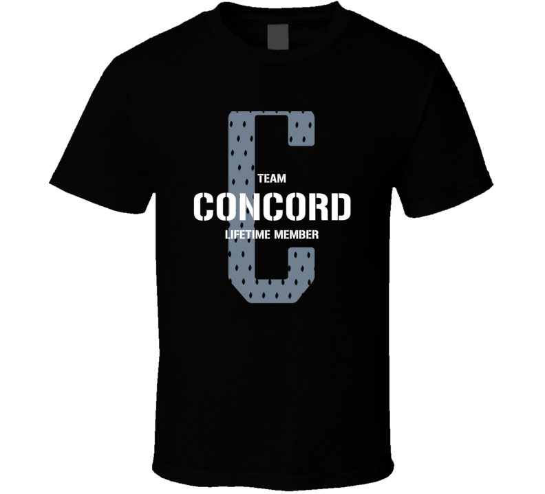 Concord Team Lifetime Member Favorite City T Shirt