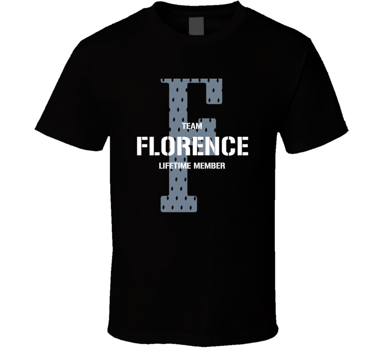 Florence Team Lifetime Member Favorite City T Shirt