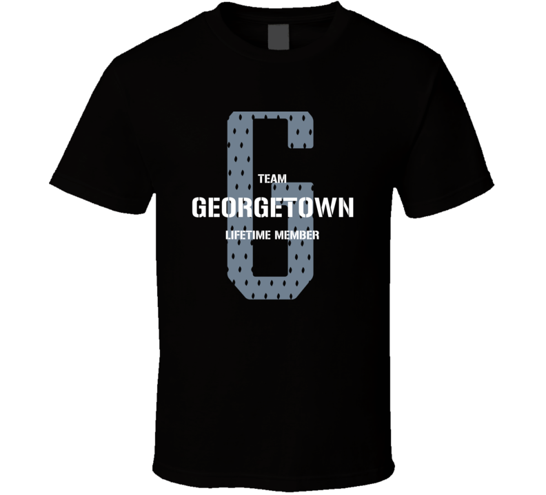 Georgetown Team Lifetime Member Favorite City T Shirt