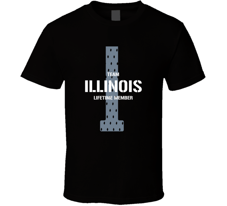 Illinois Team Lifetime Member Favorite City T Shirt Illinois Team Lifetime Member Favorite City T Shirt