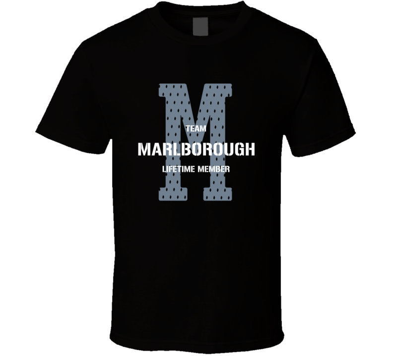 Marlborough Team Lifetime Member Favorite City T Shirt