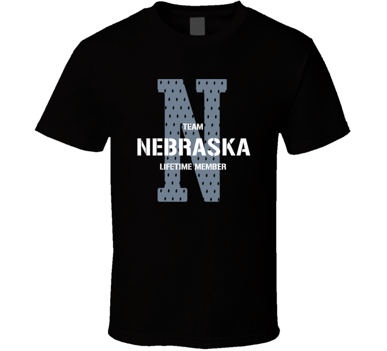 Nebraska Team Lifetime Member Favorite City T Shirt