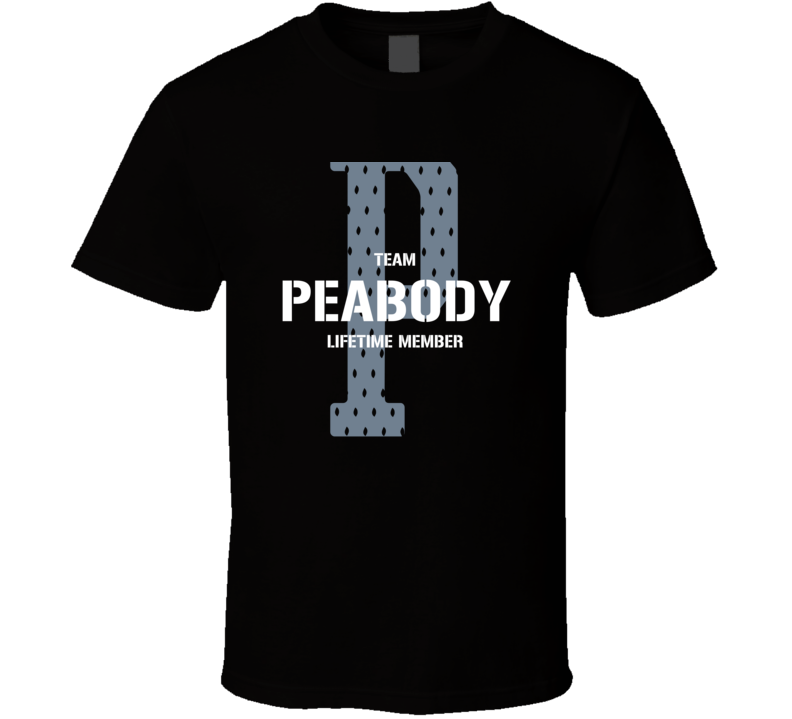 Peabody Team Lifetime Member Favorite City T Shirt