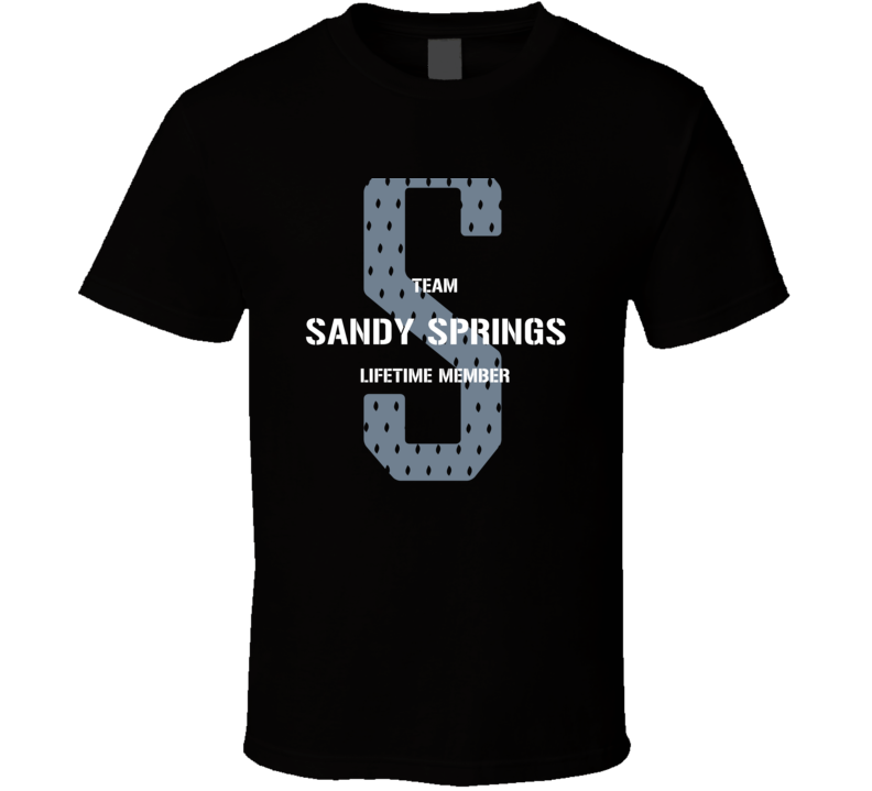 Sandy Springs Team Lifetime Member Favorite City T Shirt