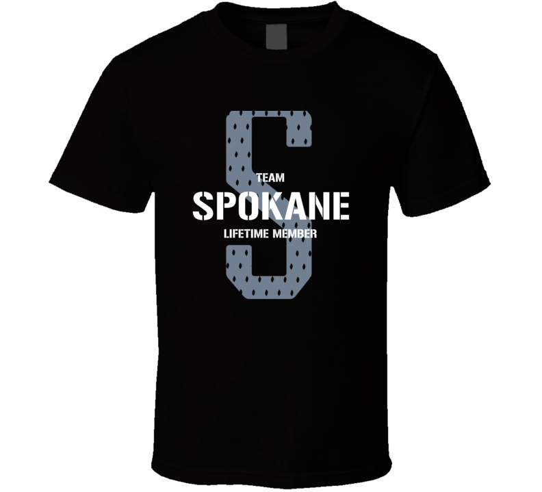 Spokane Team Lifetime Member Favorite City T Shirt