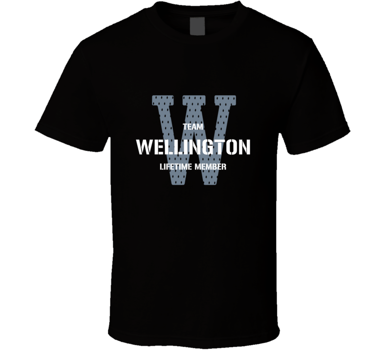 Wellington Team Lifetime Member Favorite City T Shirt