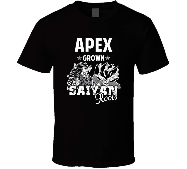 Apex Grown Saiyan Roots Anime Favorite City T Shirt