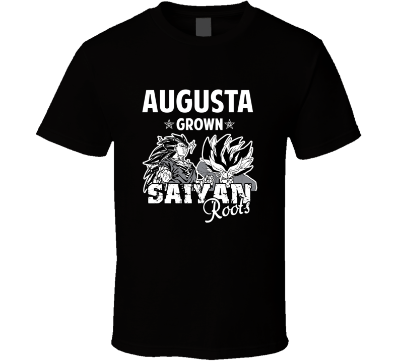 Augusta Grown Saiyan Roots Anime Favorite City T Shirt