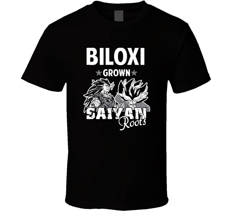 Biloxgrown Saiyan Roots Anime Favorite City T Shirt