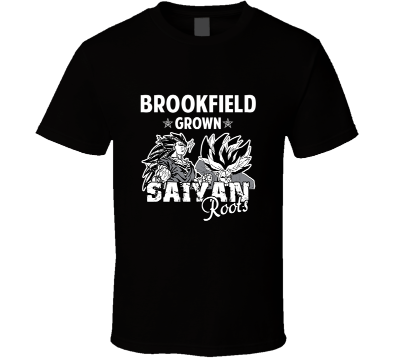Brookfield Grown Saiyan Roots Anime Favorite City T Shirt