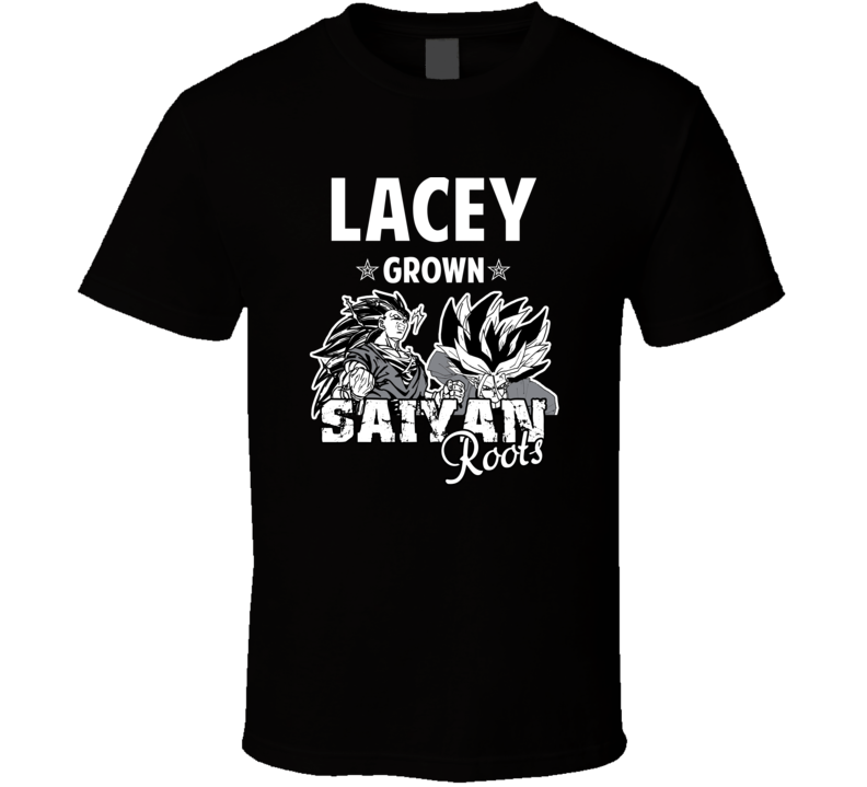 Lacey Grown Saiyan Roots Anime Favorite City T Shirt