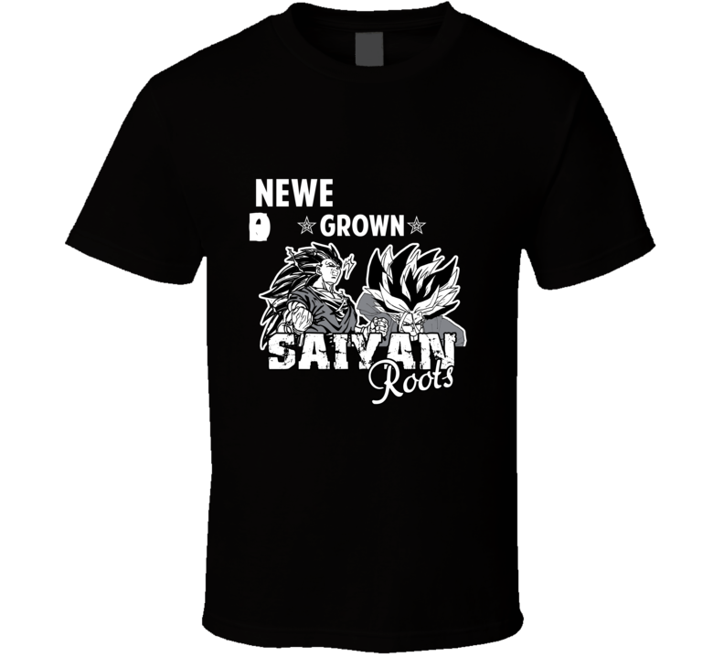 New Rochelle Grown Saiyan Roots Anime Favorite City T Shirt