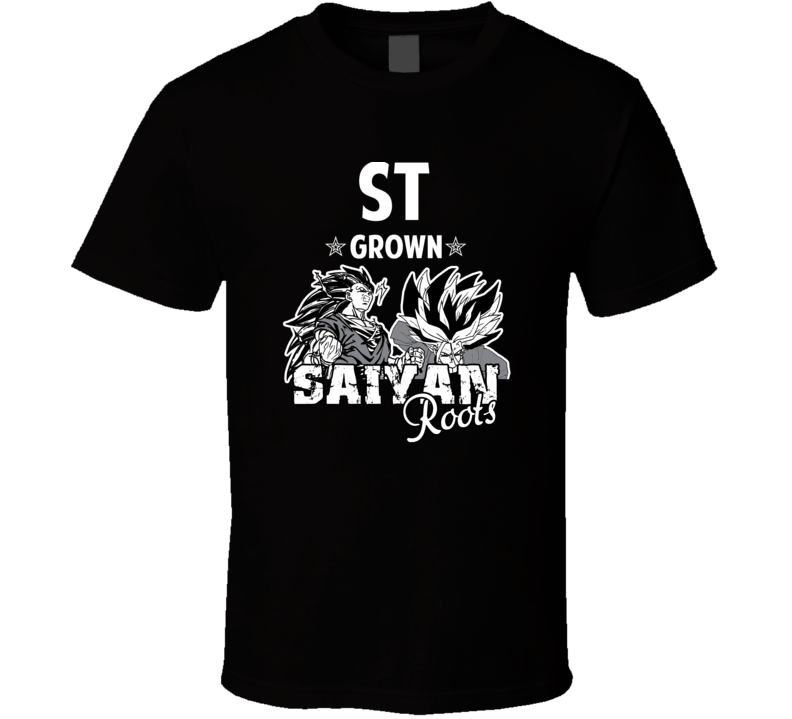 St Grown Saiyan Roots Anime Favorite City T Shirt