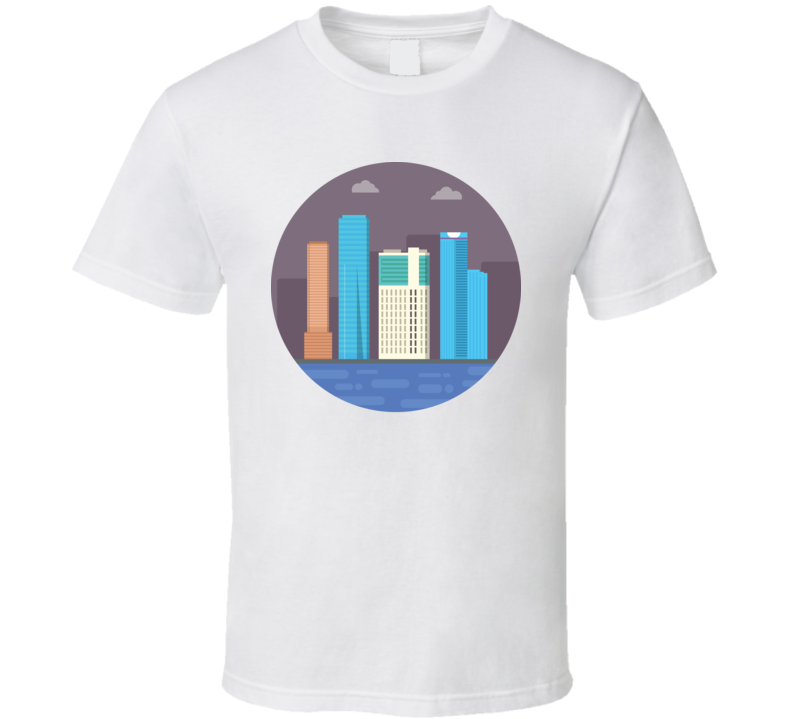 Melbourne Australia Colour Art World Class Cities Landmarks T Shirt