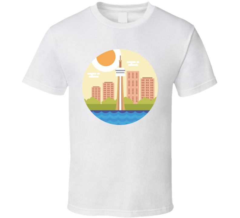 Toronto Canada Colour Art World Class Cities Landmarks T Shirt Toronto Canada Colour Art World Class Cities Landmarks T Shirt