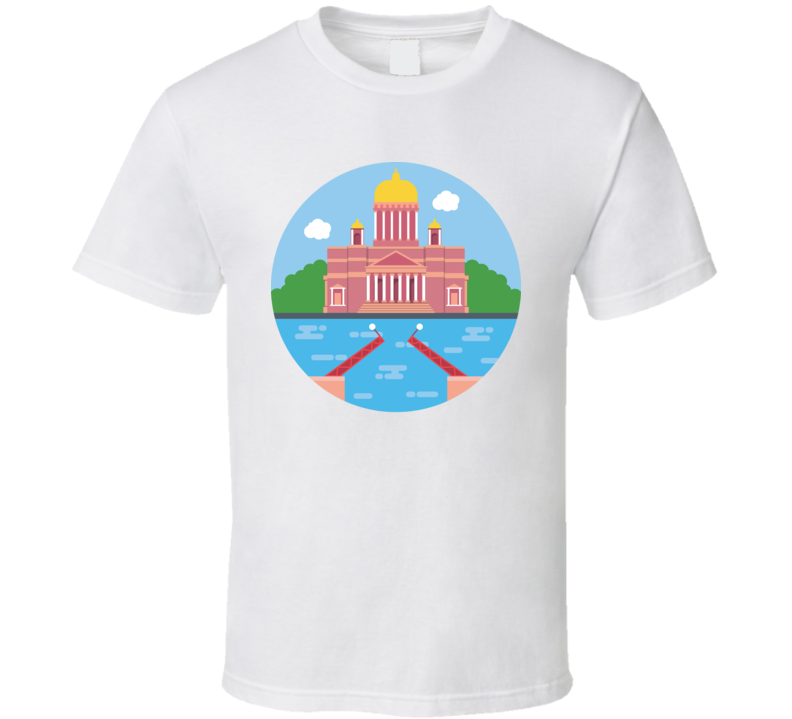 Saint Petersburg Russia Colour Art World Class Cities Landmarks T Shir Saint Petersburg Russia Colour Art World Class Cities Landmarks T Shir