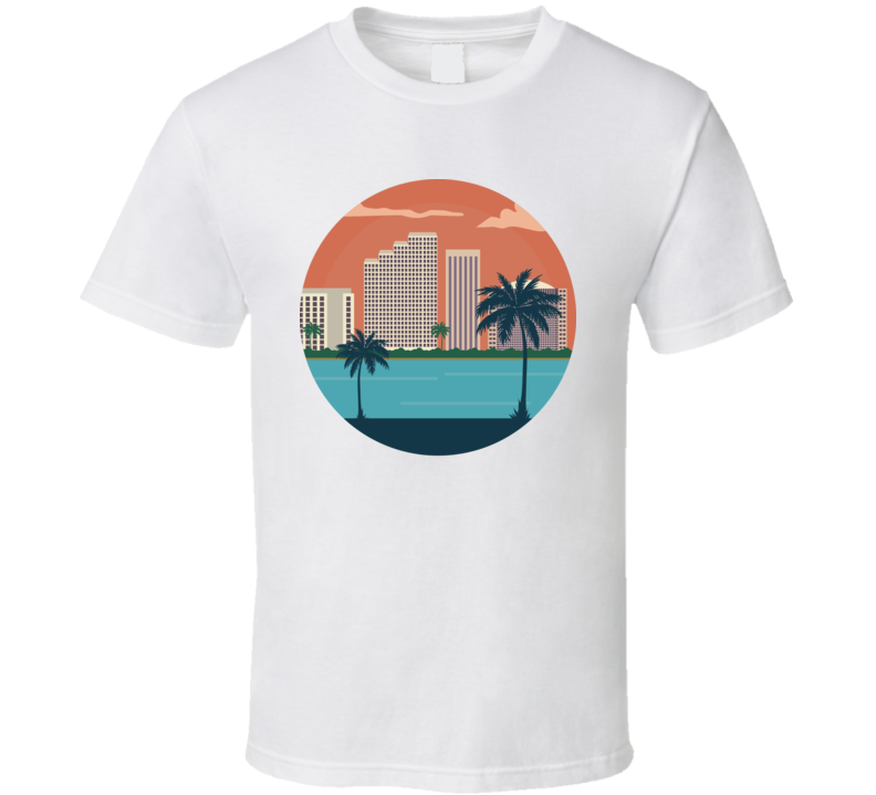 Orlando Florida Colour Art World Class Cities Landmarks T Shirt Orlando Florida Colour Art World Class Cities Landmarks T Shirt