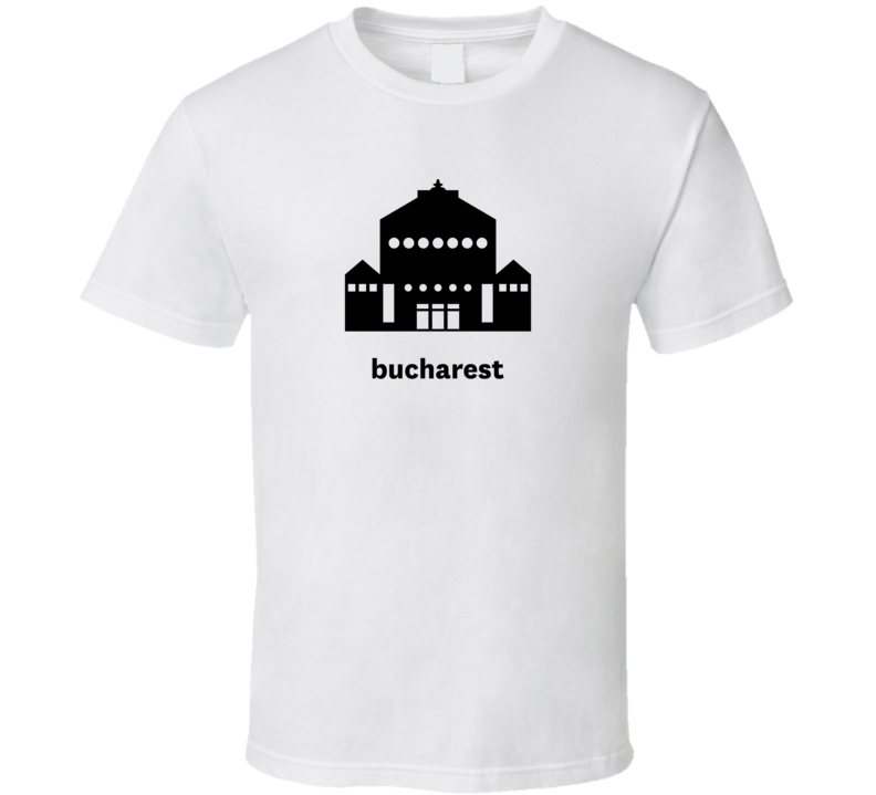 Bucharest Romania World Class Cities Landmarks T Shirt