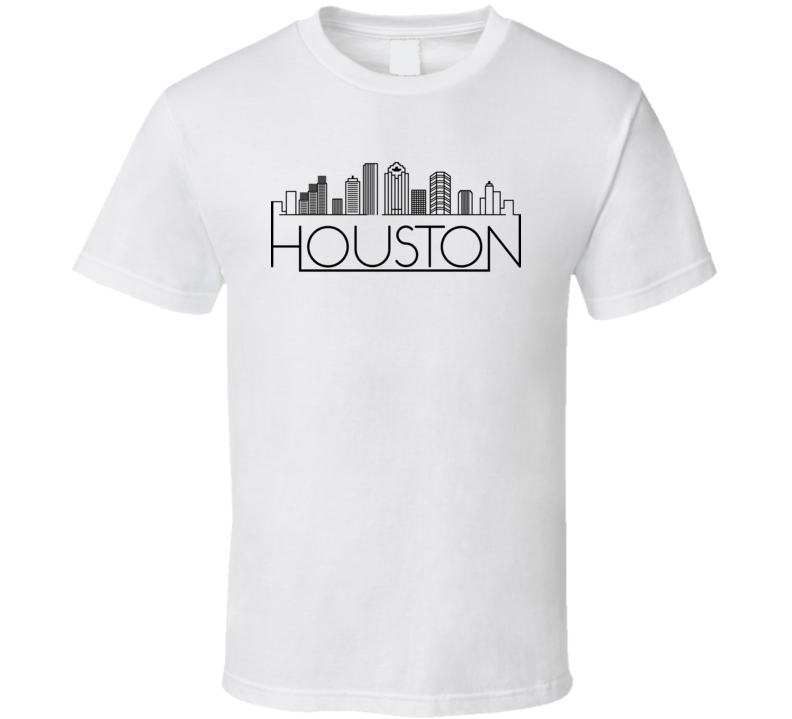 Houston Line Art World Class Cities Skylines T Shirt Houston Line Art World Class Cities Skylines T Shirt