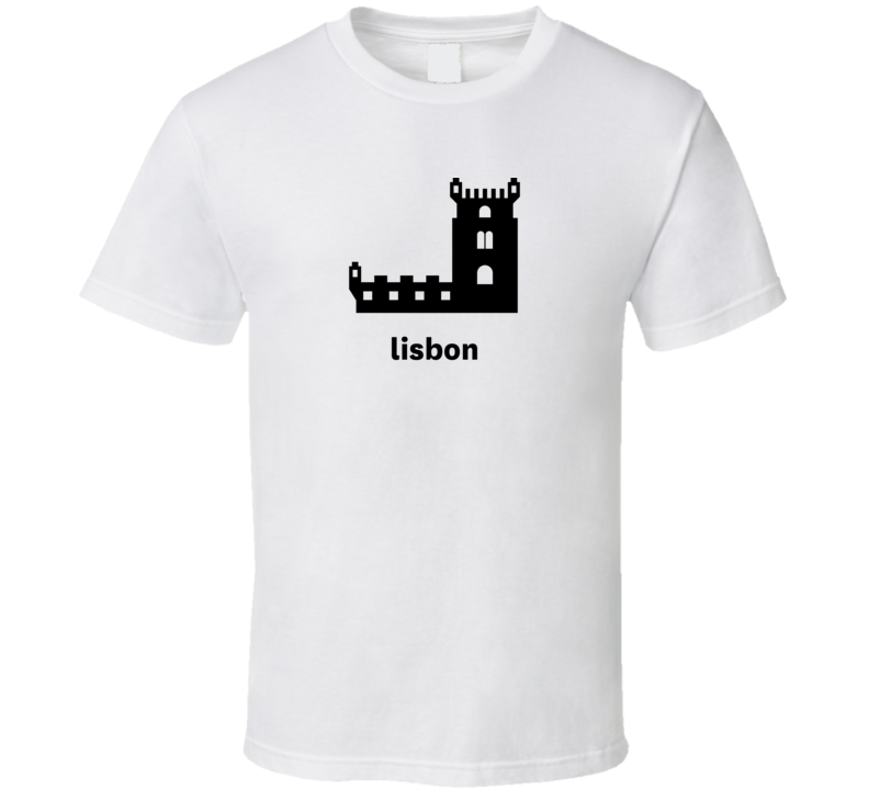 Lisbon Portugal World Class Cities Landmarks T Shirt