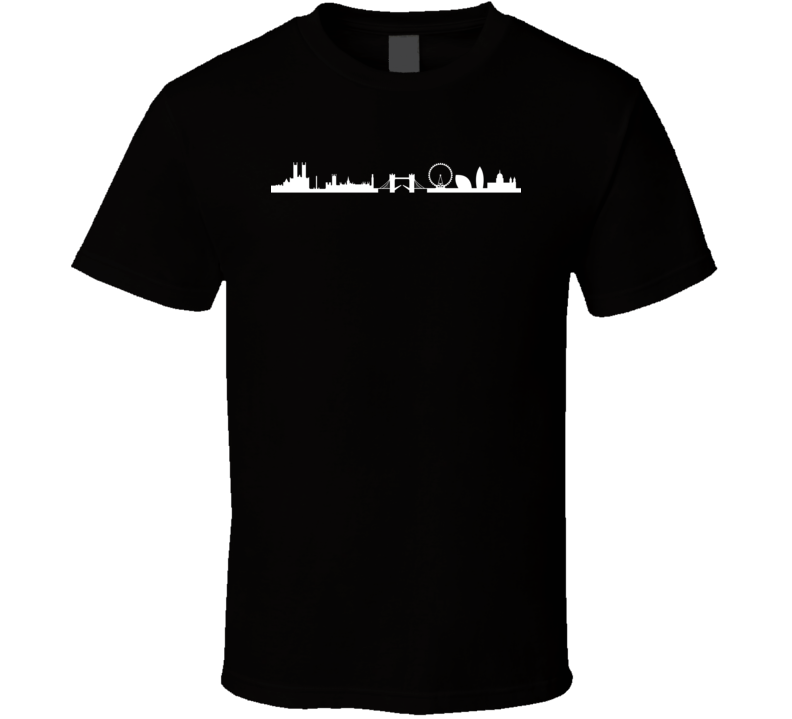 London England Silhouettes World Class Cities Skylines Dark T Shirt London England Silhouettes World Class Cities Skylines Dark T Shirt