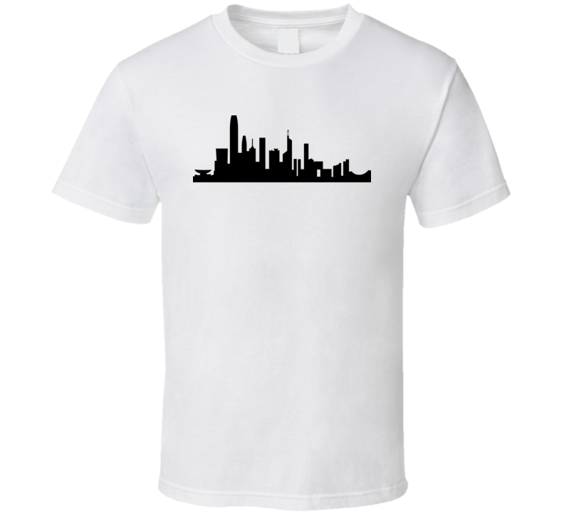 Hong Kong China Silhouettes World Class Cities Skylines T Shirt Hong Kong China Silhouettes World Class Cities Skylines T Shirt