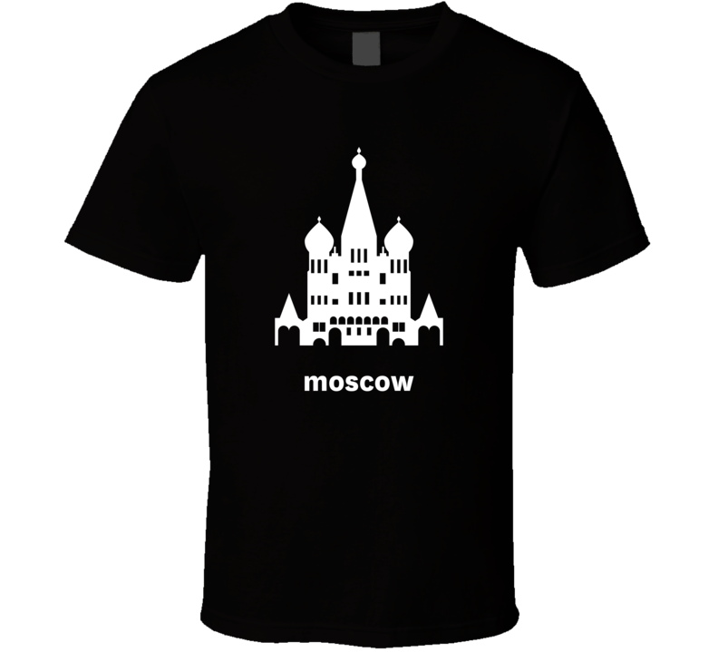 Moscow Russia World Class Cities Landmarks Dark T Shirt Moscow Russia World Class Cities Landmarks Dark T Shirt