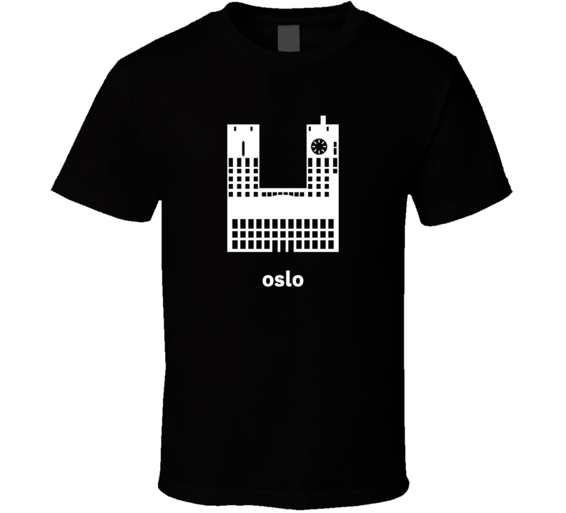 Oslo Norway World Class Cities Landmarks Dark T Shirt Oslo Norway World Class Cities Landmarks Dark T Shirt