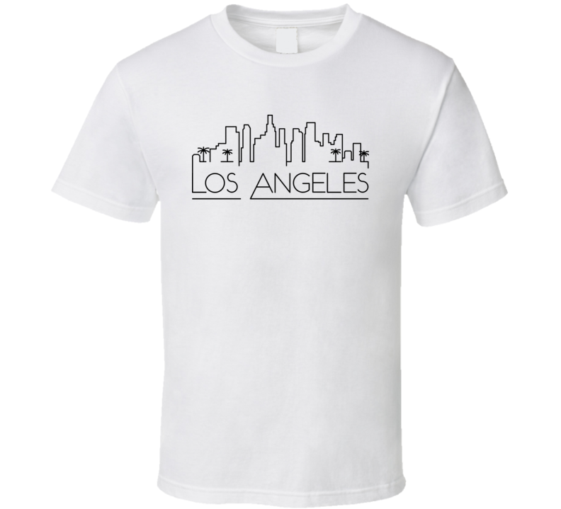 Los Angeles Line Art World Class Cities Skylines T Shirt Los Angeles Line Art World Class Cities Skylines T Shirt