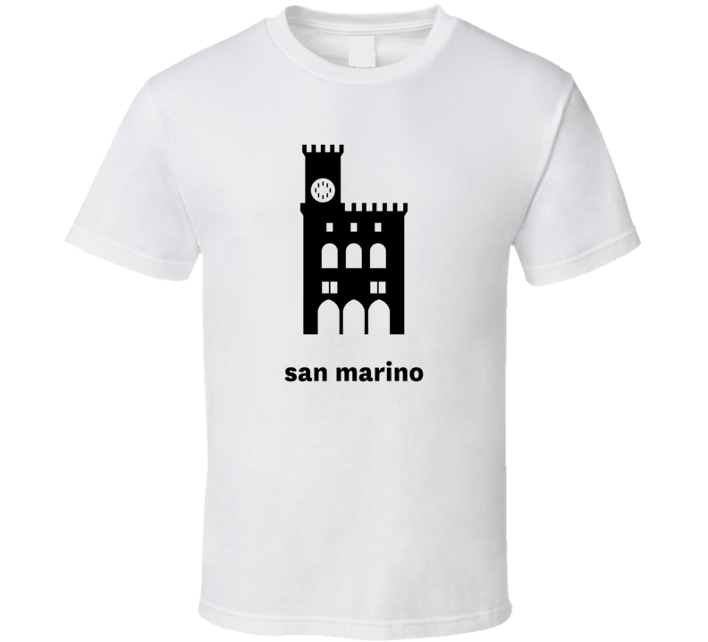 San Marino World Class Cities Landmarks T Shirt San Marino World Class Cities Landmarks T Shirt