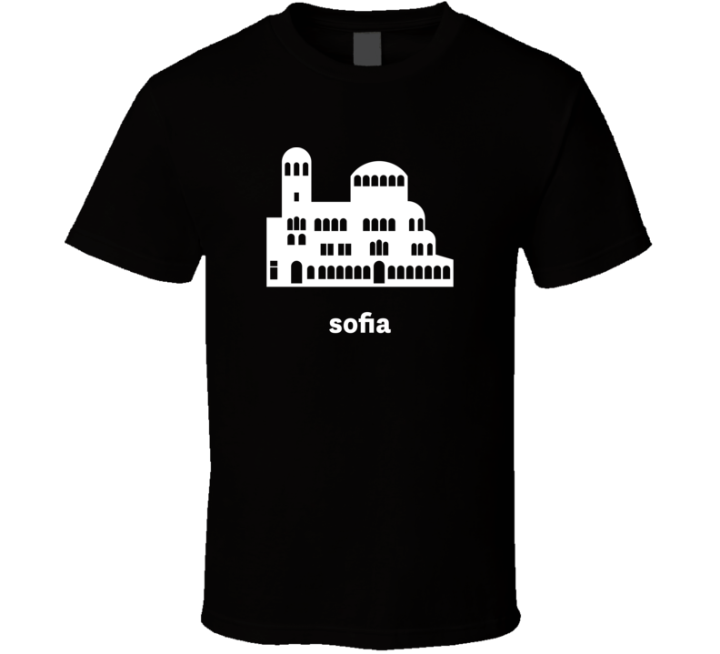 Sofia Bulgaria World Class Cities Landmarks Dark T Shirt Sofia Bulgaria World Class Cities Landmarks Dark T Shirt