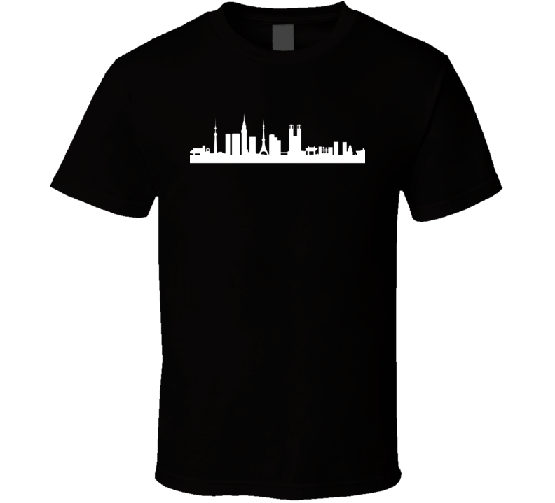 Tokyo Japan Silhouettes World Class Cities Skylines Dark T Shirt