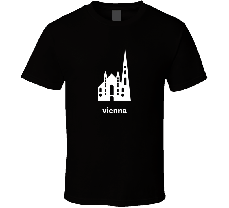 Vienna Austria World Class Cities Landmarks Dark T Shirt Vienna Austria World Class Cities Landmarks Dark T Shirt