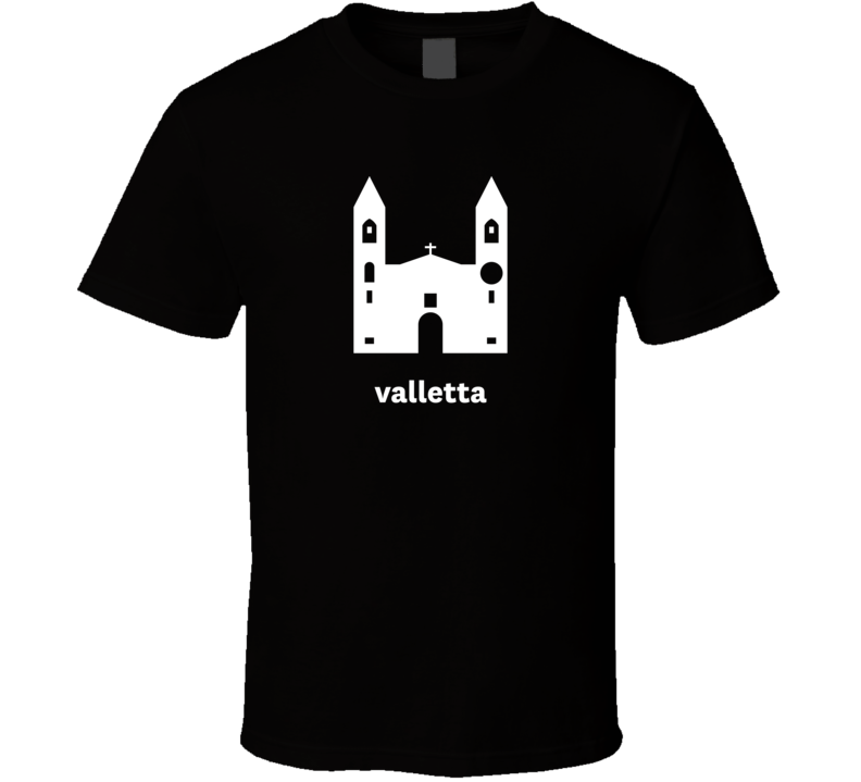Valletta Malta World Class Cities Landmarks Dark T Shirt Valletta Malta World Class Cities Landmarks Dark T Shirt