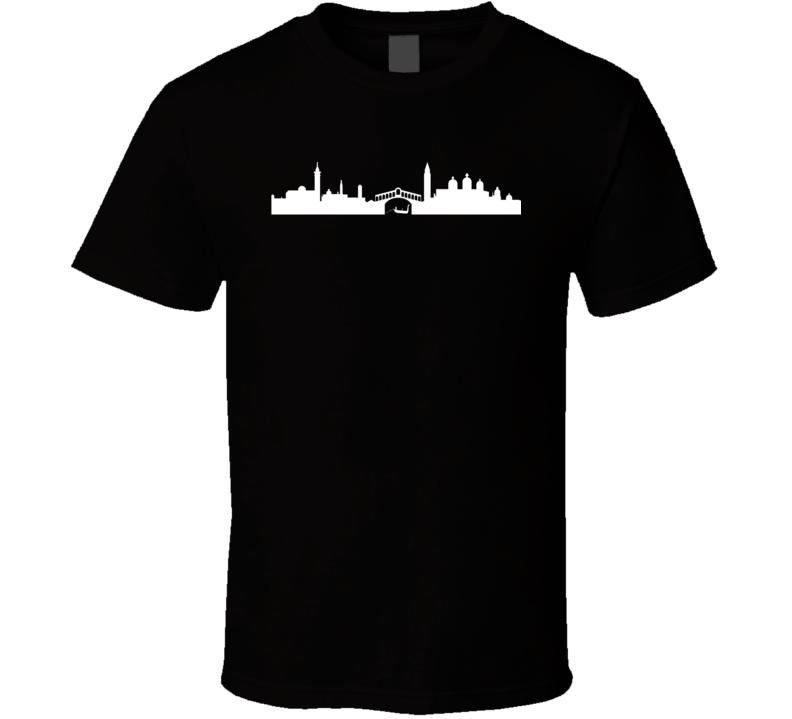 Venice Italy Silhouettes World Class Cities Skylines Dark T Shirt Venice Italy Silhouettes World Class Cities Skylines Dark T Shirt