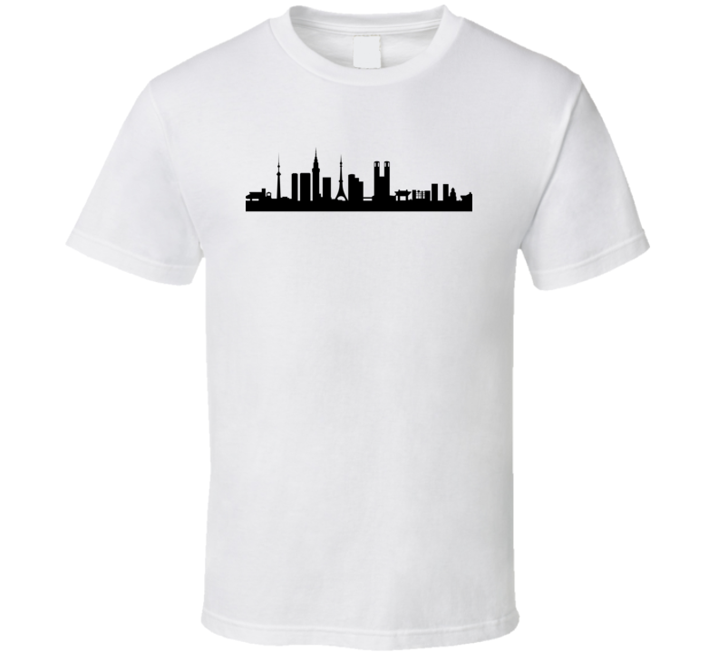 Tokyo Japan Silhouettes World Class Cities Skylines T Shirt