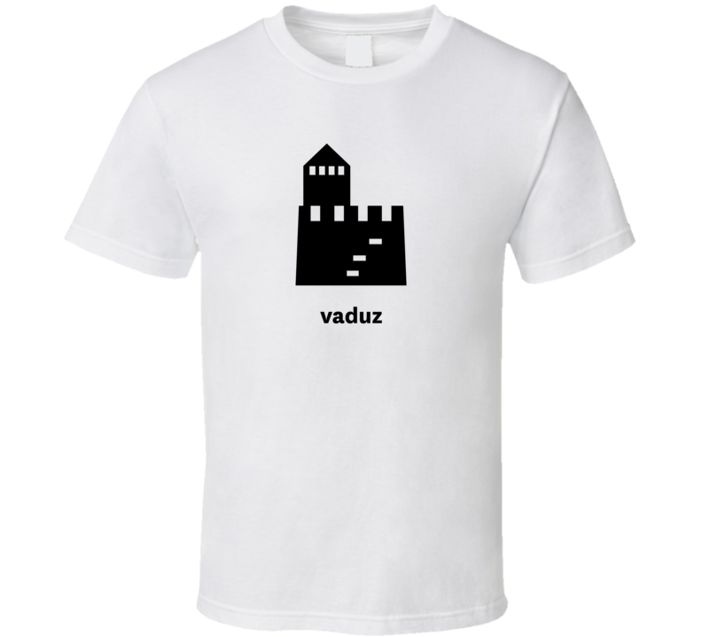 Vaduz Liechtenstein World Class Cities Landmarks T Shirt Vaduz Liechtenstein World Class Cities Landmarks T Shirt