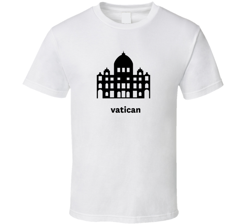 Vatican City World Class Cities Landmarks T Shirt