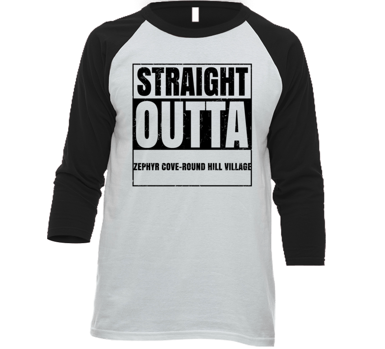 Straight Outta Zephyr Cove-round Hill Village Nevada City Grunge Parod