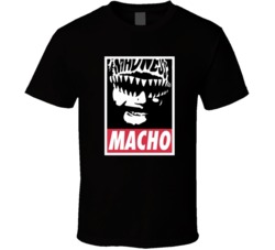 Macho Man Randy Savage Wrestler 80s Icon Legend Logo T Shirt 11005640