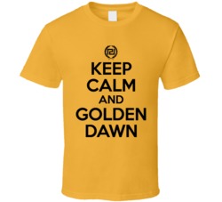 Golden Dawn Greek Greece Original T Shirt 14676-NPT