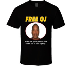 Free Oj Simpson Not Guilty T Shirt 30845805