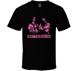 Hart Foundation Silhouette Wresting Tag Team Cool 80s T Shirt 35851816