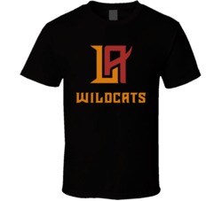 La Wildcats Xfl Team Logo Football Fan T Shirt 36341774