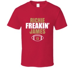 Richie Freakin James San Francisco Football Sports Fan T Shirt 36363773