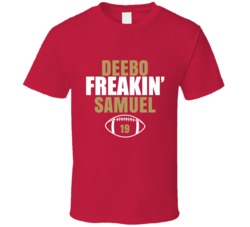 Deebo Freakin Samuel San Francisco Football Sports Fan T Shirt 36363775