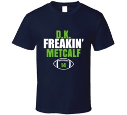 D.k. Freakin Metcalf Seattle Football Sports Fan T Shirt 36363826