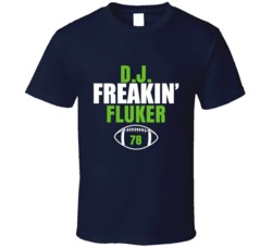 D.j. Freakin Fluker Seattle Football Sports Fan T Shirt 36363835