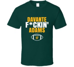 Davante Fckin Adams Green Bay Football Sports Fan T Shirt 36387384