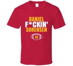 Daniel Fckin Sorensen Kansas City Football Sports Fan T Shirt 36388077